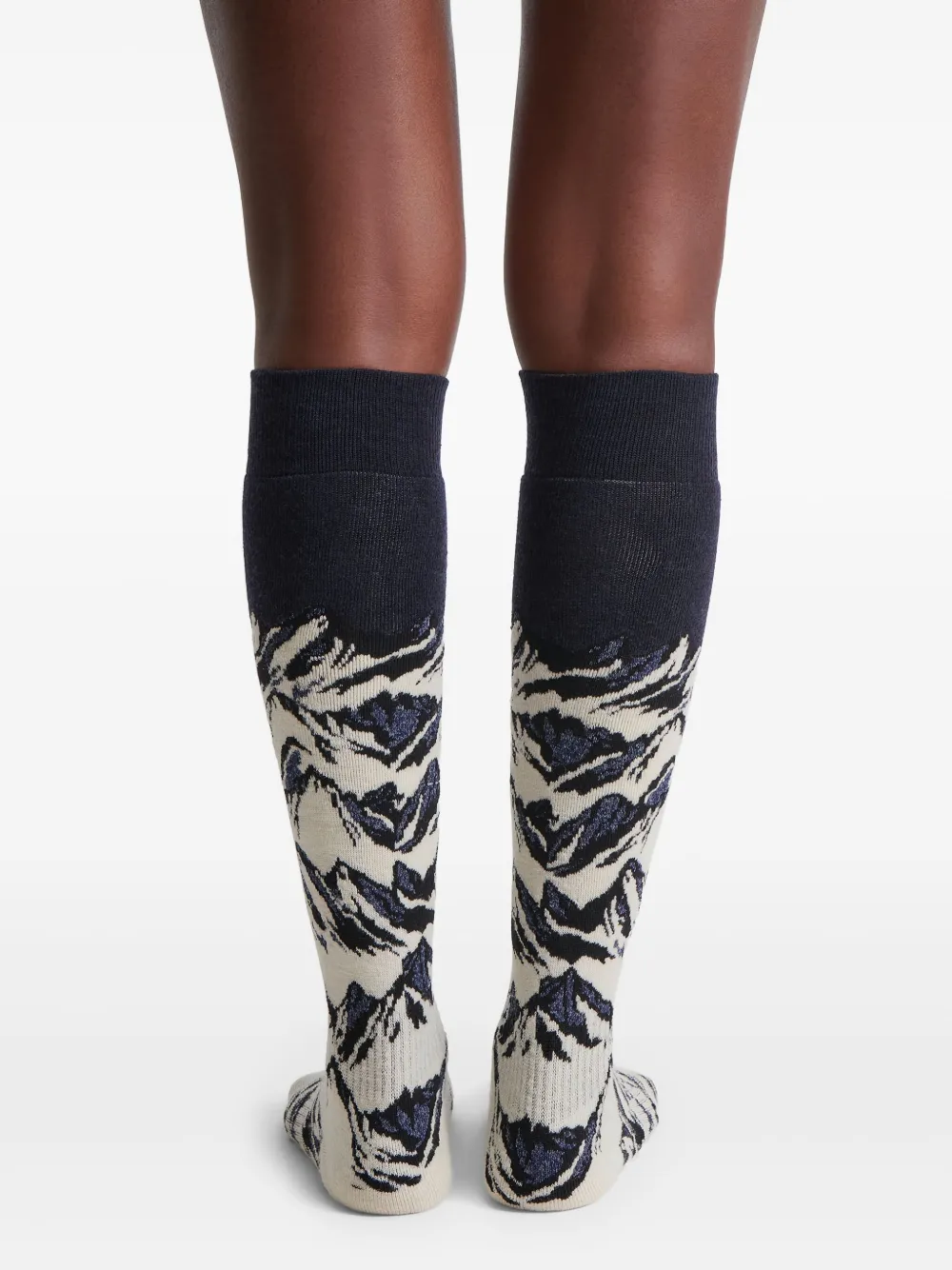 Fusalp Mount Ski Socks In Blue