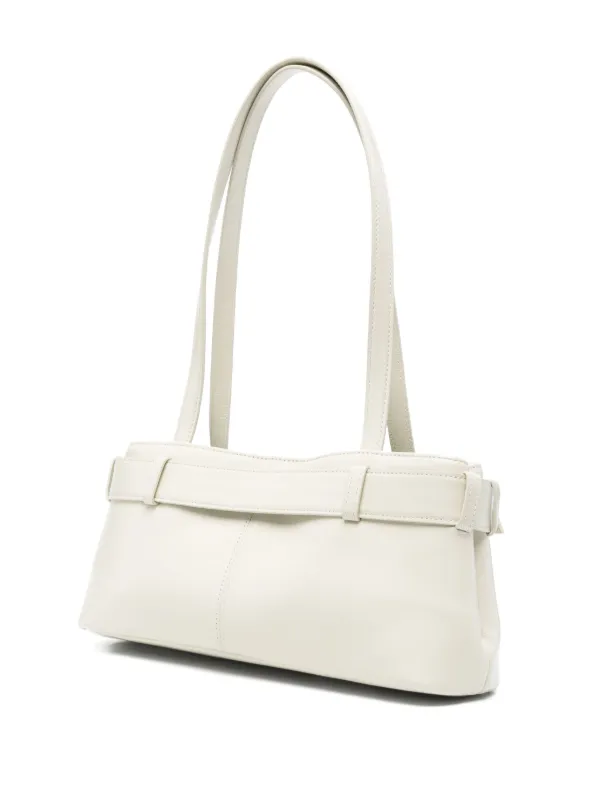 SCRE:EN ＜MINI SHOULDER BAG＞　white MZ Wallace Chalk White Liquid Micro Crosby Sling Bag - Luxury