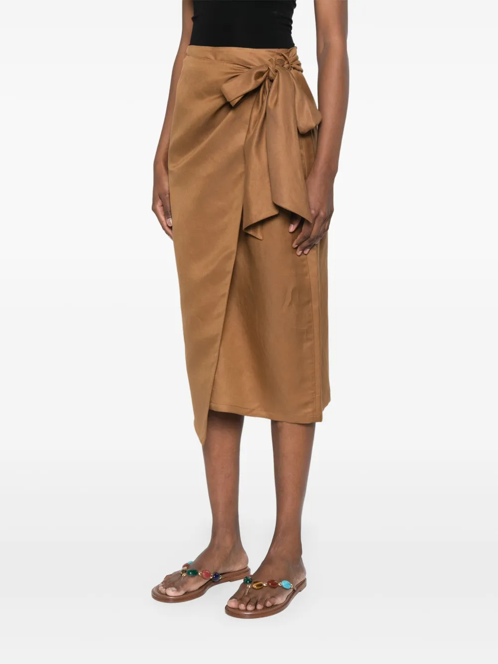 Max Mara Tequila midi-rok Bruin