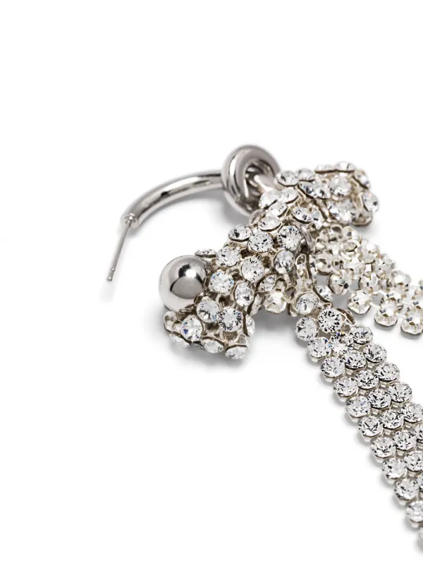 Justine Clenquet Sammy Hoop Earrings | Silver | FARFETCH JO
