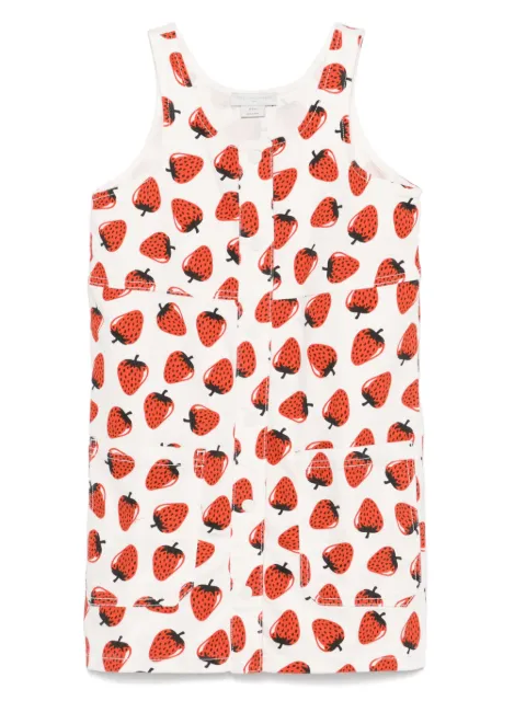 Stella McCartney Kids strawberry-print dress