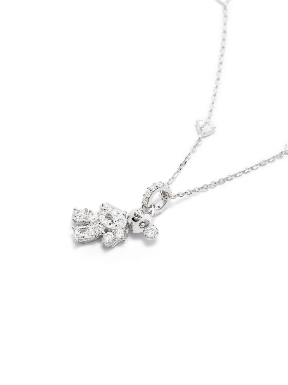 YVMIN ベアディテール ネックレス | シルバートーン | FARFETCH JP