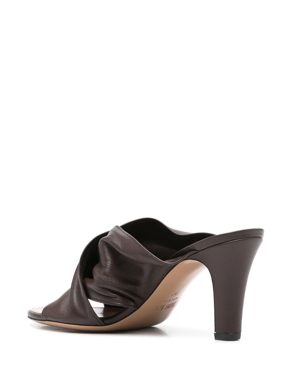 Paris Texas 75mm Maria sandals Brown