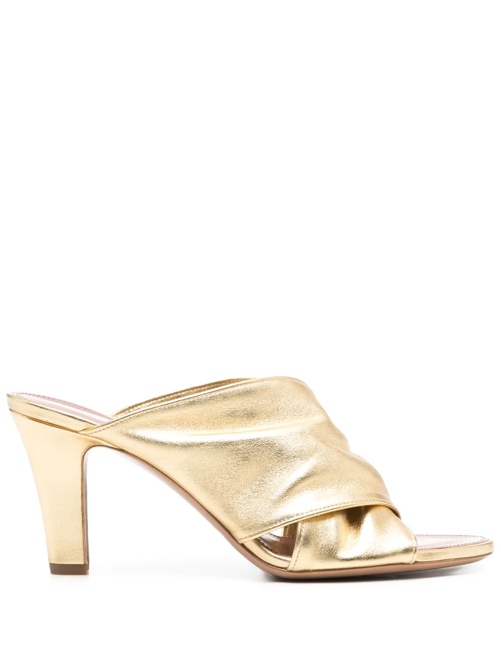 Paris Texas 80mm Maria mules Gold