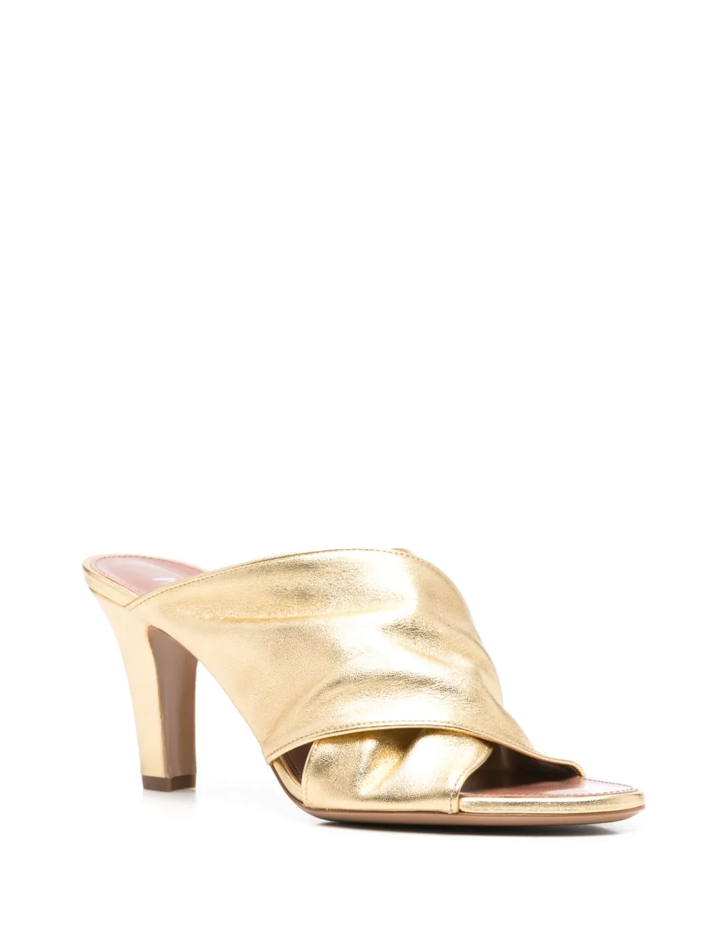 Paris Texas 80mm Maria mules Gold