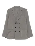 Giorgio Armani herringbone blazer - Grey