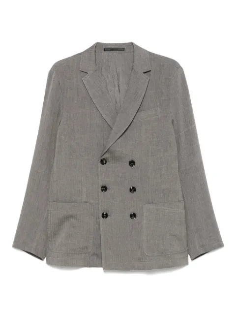Giorgio Armani blazer con motivo pied de poule