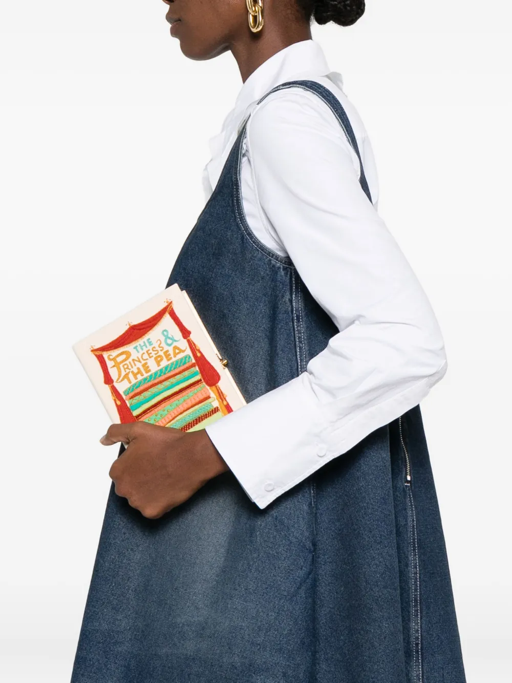 Olympia Le-Tan Princess and the Pea clutch - Beige