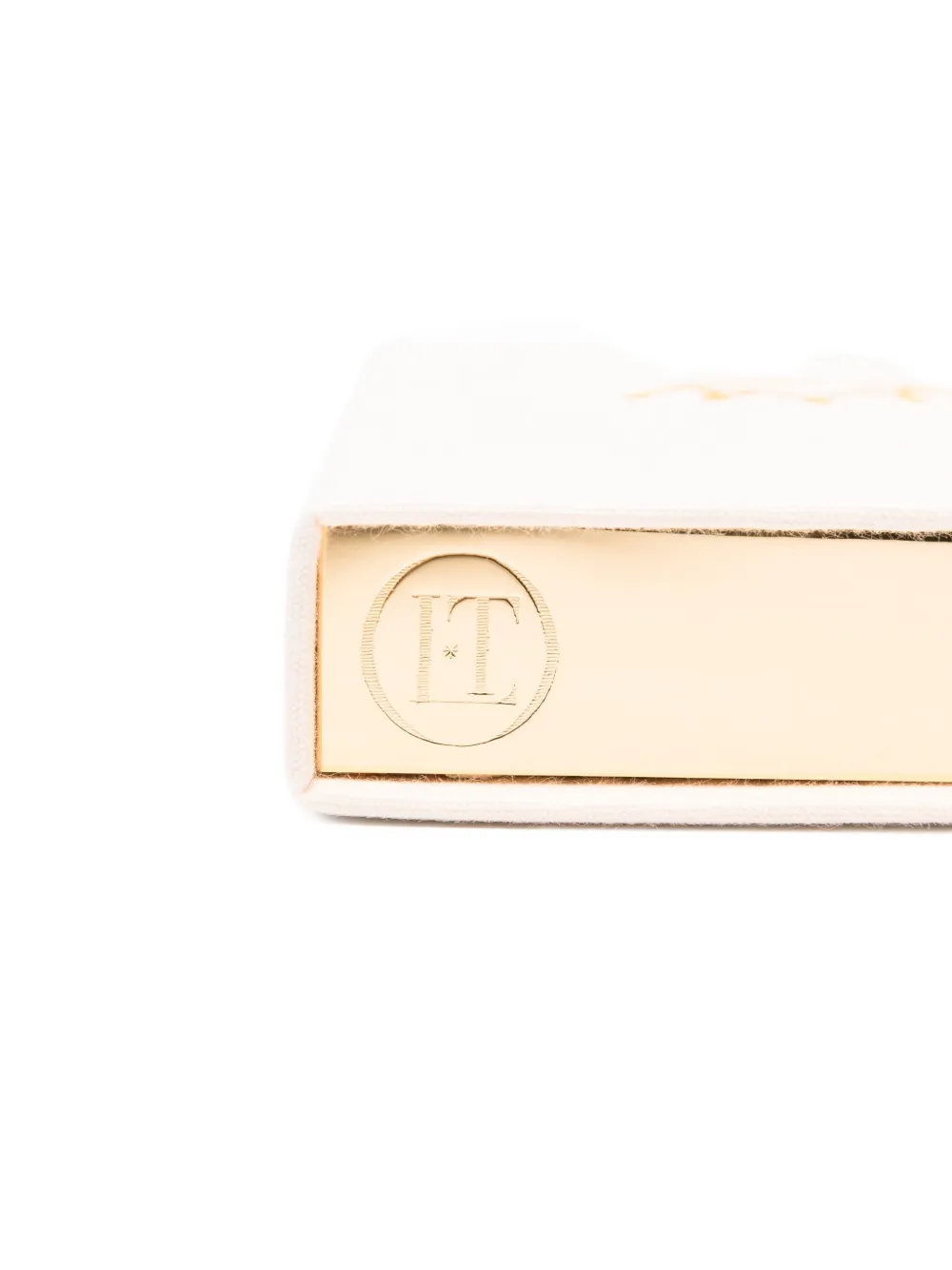 Olympia Le-tan Princess And The Pea Clutch Bag In Neutral