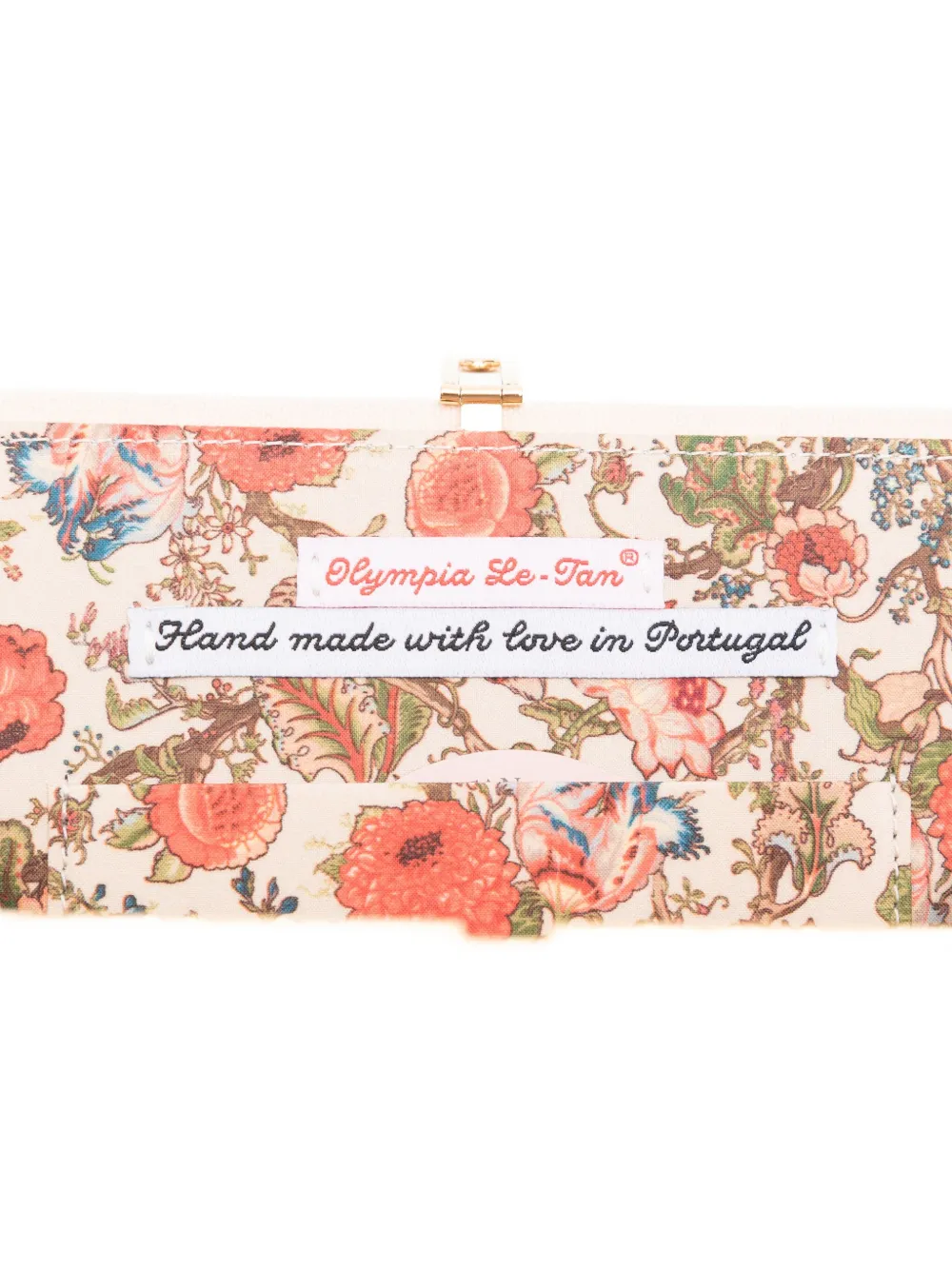 Olympia Le-tan Princess And The Pea Clutch Bag In Neutral