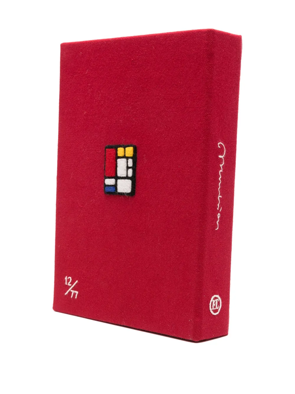Olympia Le-tan Mondrian Clutch Bag In Red