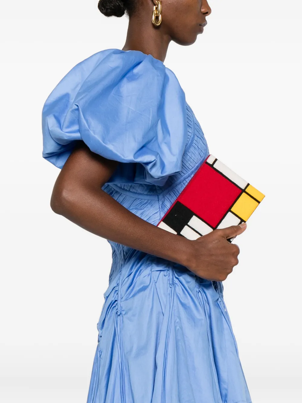 Olympia Le-Tan Mondrian clutch - Rood