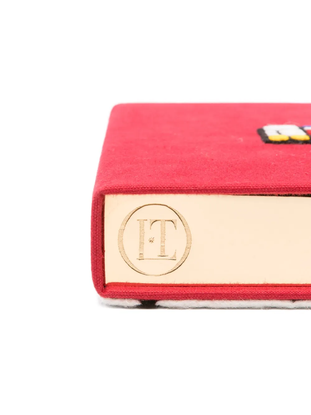 Olympia Le-tan Mondrian Clutch Bag In Red