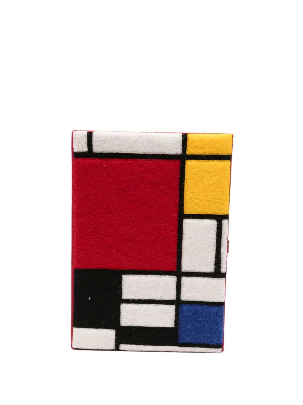 Olympia Le-tan Mondrian Clutch Bag In Red