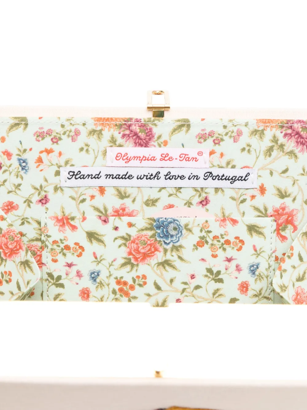 Olympia Le-Tan Pizza Box clutch Wit