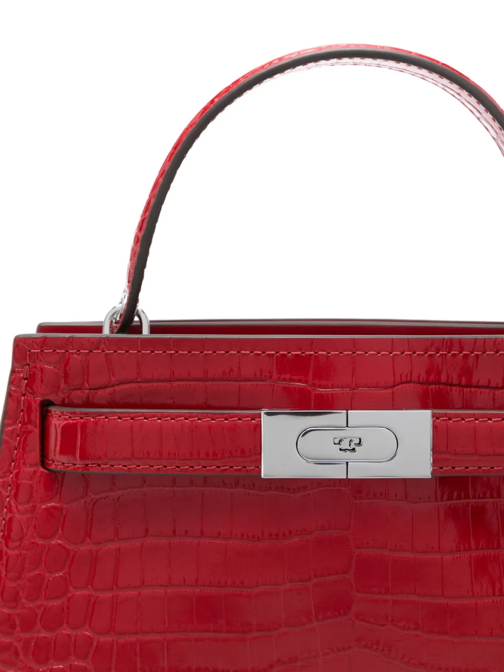 Tory Burch Petite Lee Radziwill shopper Rood