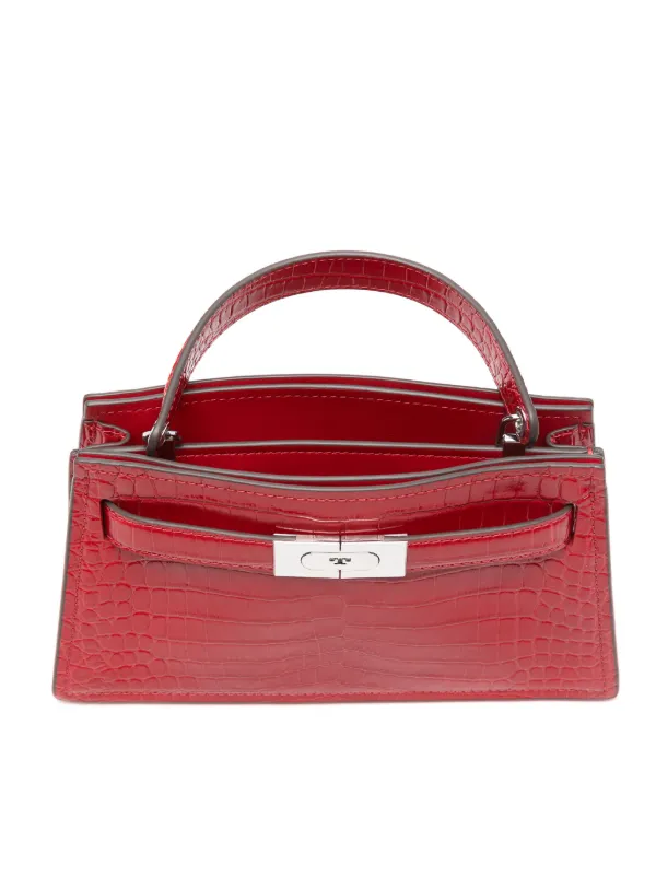 TORY BURCH 139060001 関税送料込 リー ラジウィル スエード ラージショルダーバッグ: レディース
