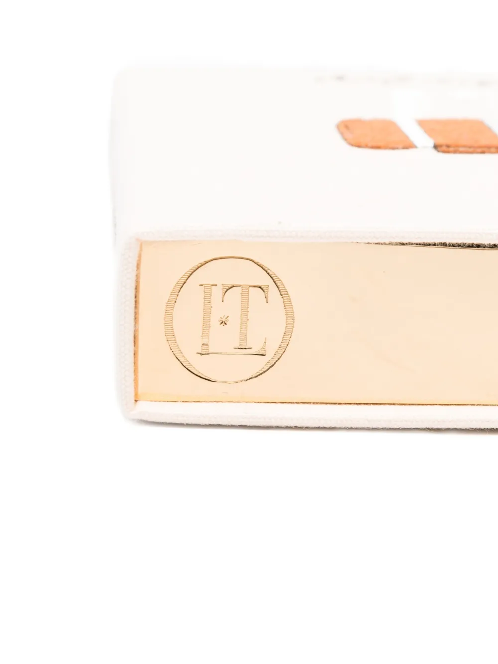Olympia Le-tan Boarding Pass Clutch In Neutral