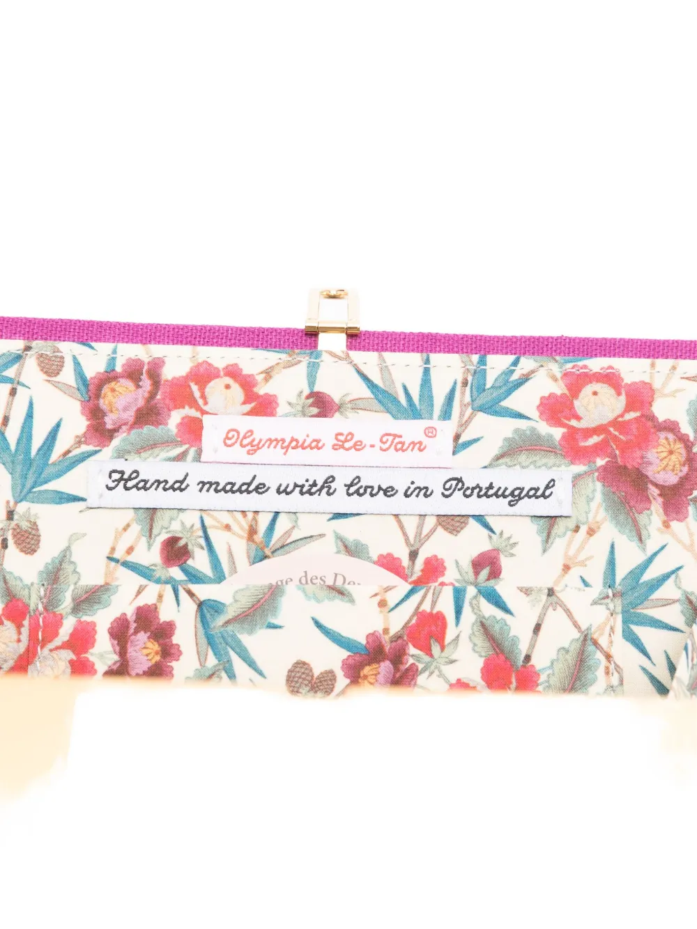 Olympia Le-Tan Tetris clutch Beige
