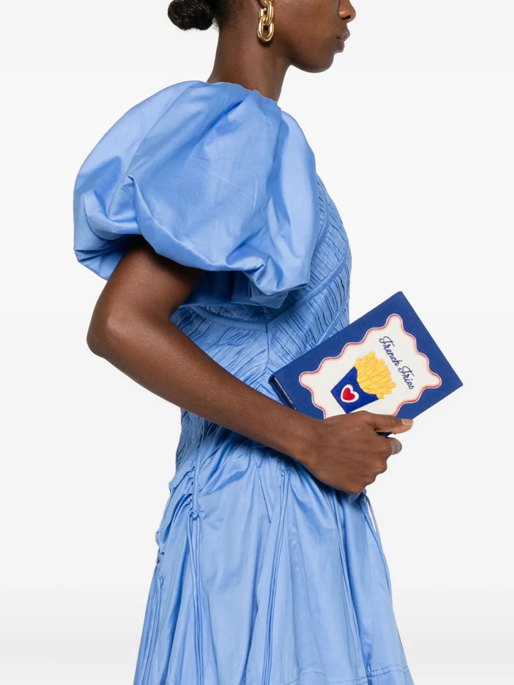 Olympia Le-Tan French Fries clutch - Blauw