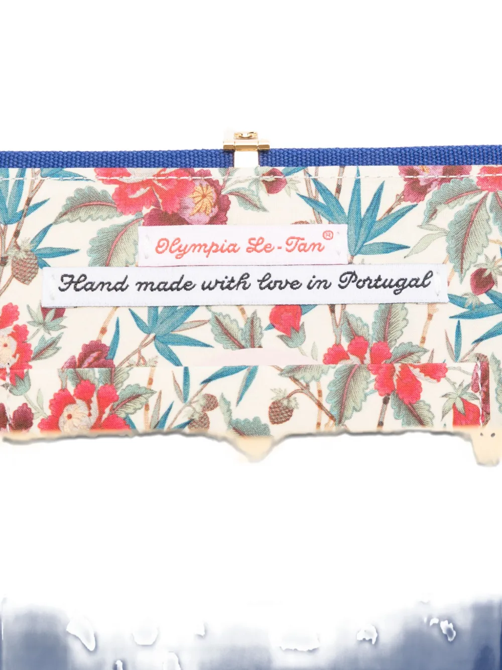 Olympia Le-Tan French Fries clutch Blauw