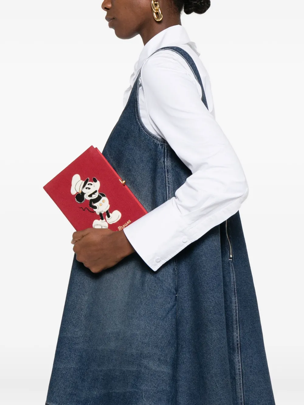 Olympia Le-Tan Mickey Mouse clutch - Rood