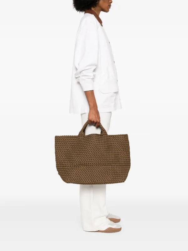 NAGHEDI Large St Barths Tote Bag | Brown | FARFETCH RO
