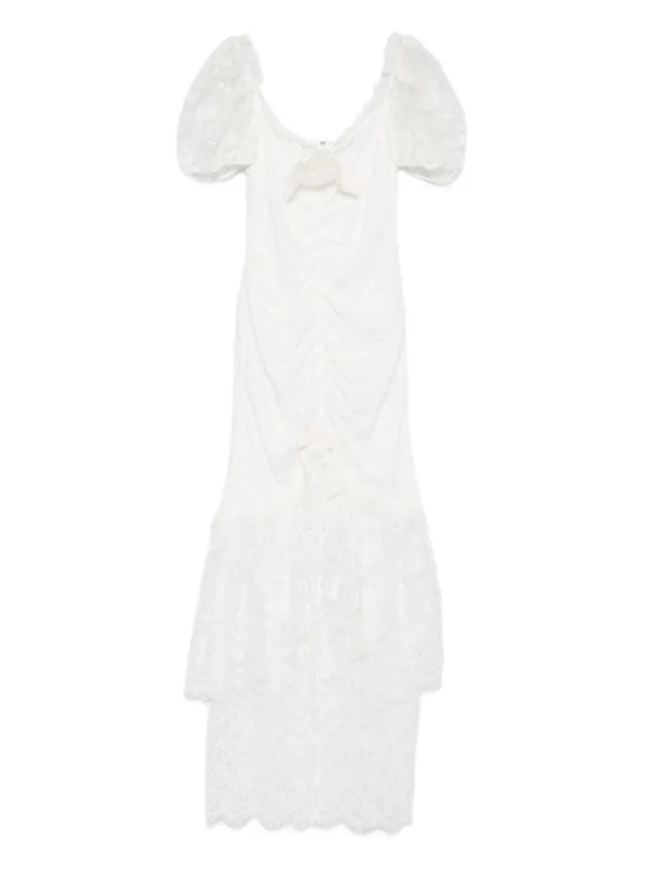 alessandra rich white lace dress Lace Mini Dress