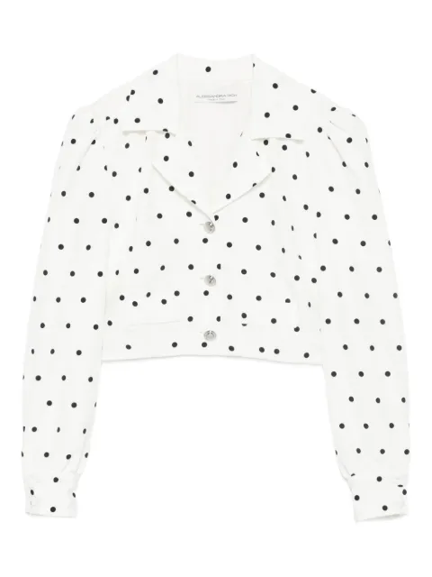 Alessandra Rich polka-dot buttoned jacket