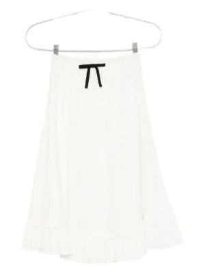 スカート ALESSANDRA RICH Braided skirt White/Black FABX3687K4264 Alessandra Rich Braided Skirt | italist | REVERSIBLE