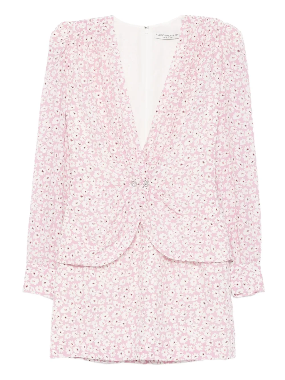 Alessandra Rich floral-print mini dress | Pink | Image 1