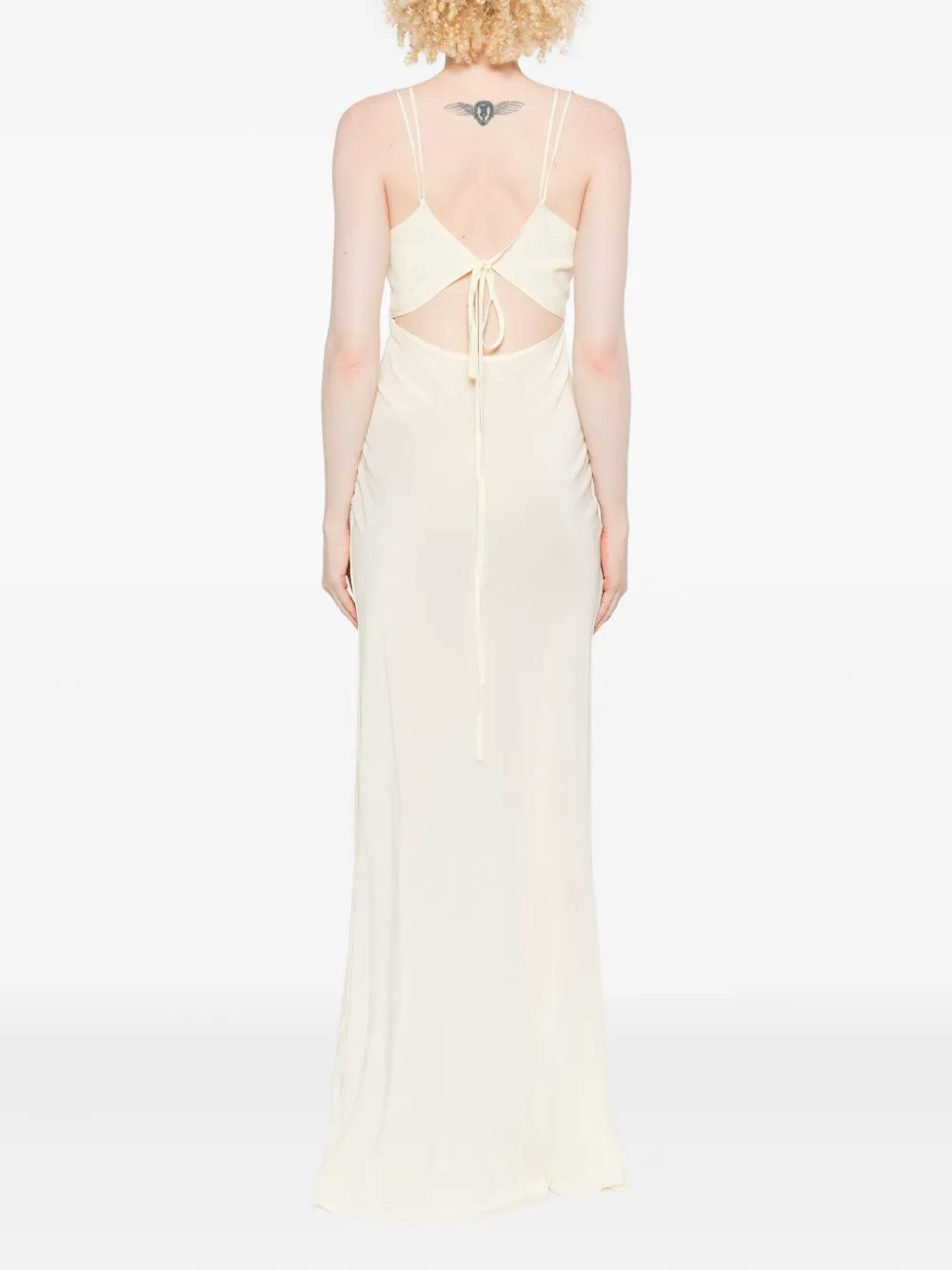 Paris Georgia Bernie maxi-jurk Geel