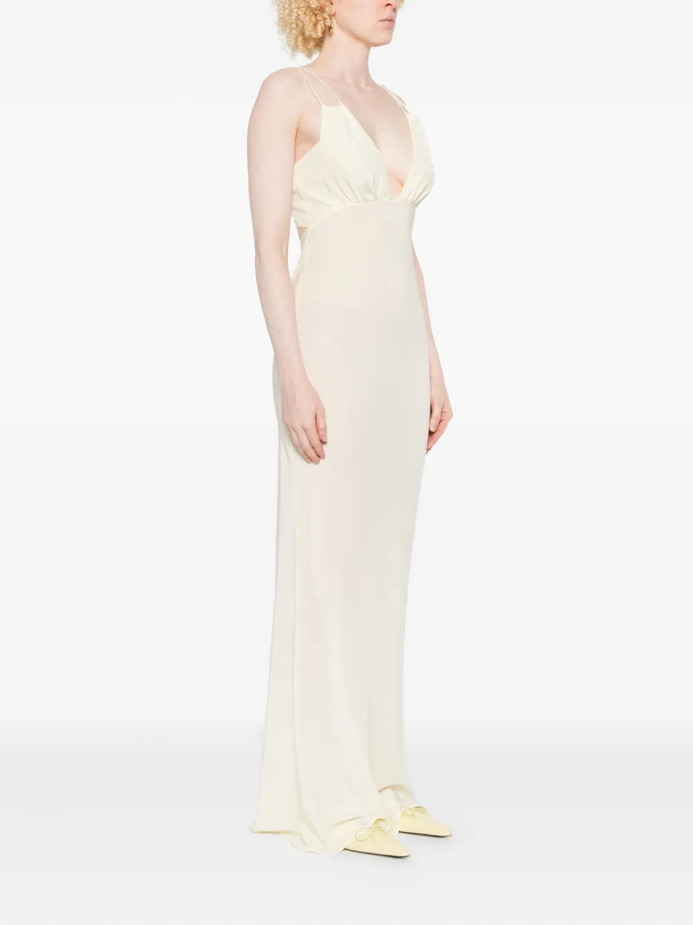 Paris Georgia Bernie maxi-jurk Geel