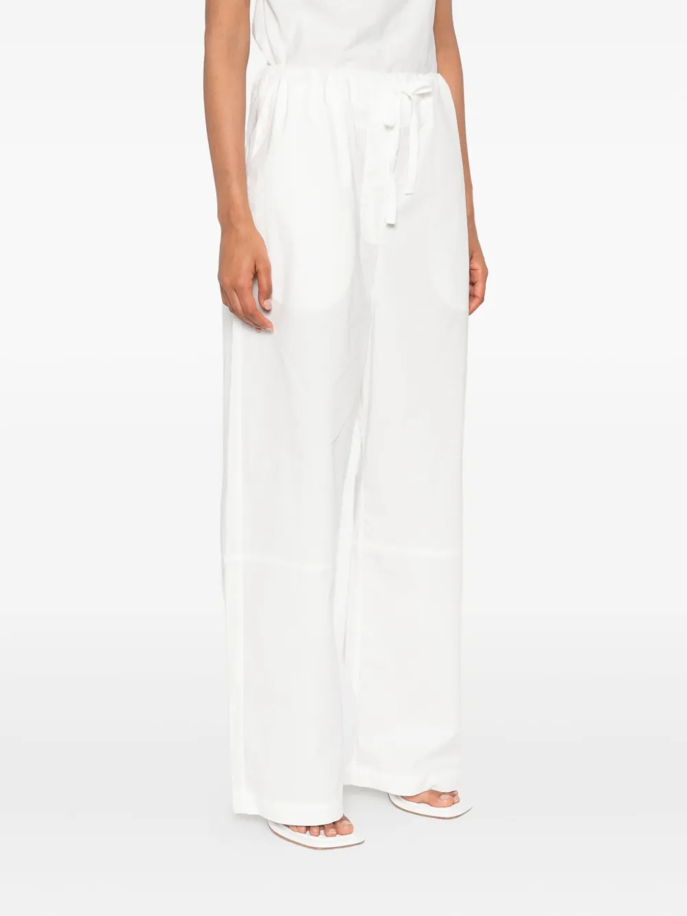 Paris Georgia Uma Drawstring Trousers In White