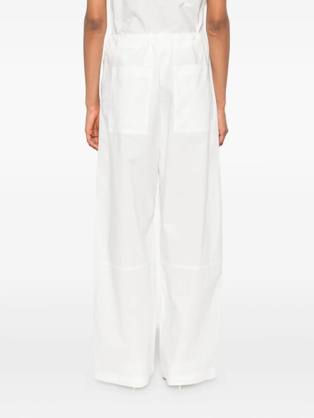 Paris Georgia Uma Drawstring Trousers In White