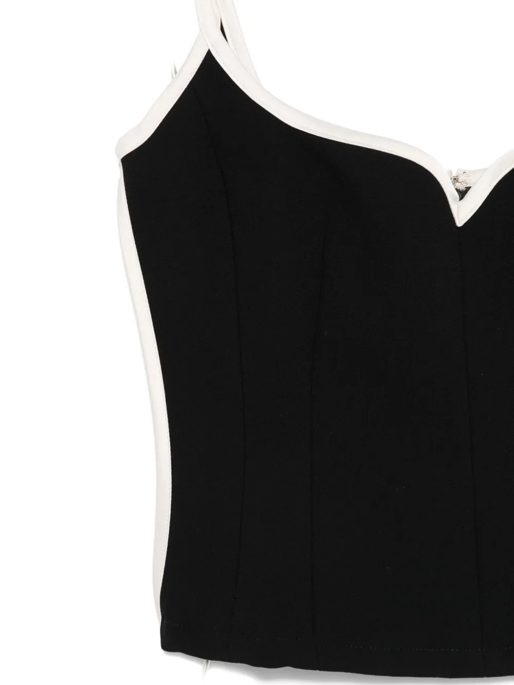 Paris Georgia Heart-shaped Top In Black