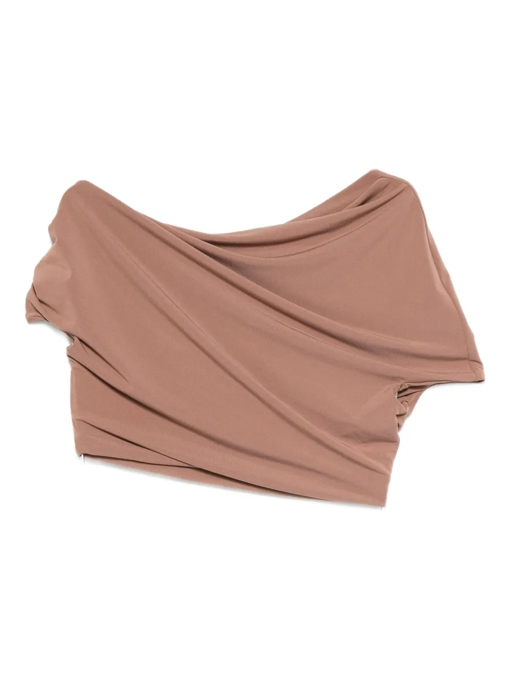 Paris Georgia Ida draped short-sleeve top | Neutrals | Image 1