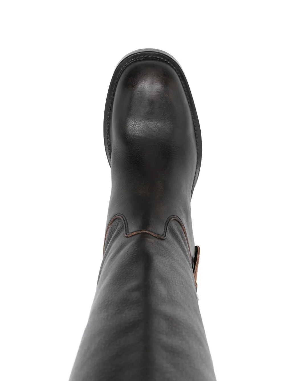 Chloé 60mm biker over-the-knee boots Black