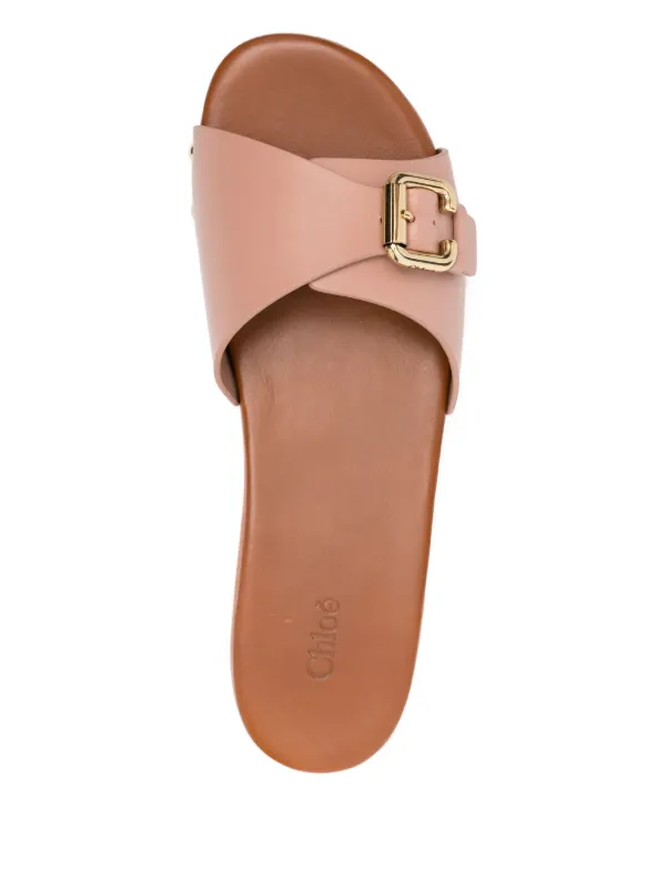 Chloé Sandália Jeanette Com Salto 40mm | Rosa | FARFETCH BR