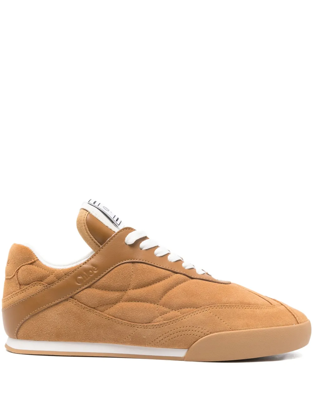 Chloé suede low-top sneakers Brown