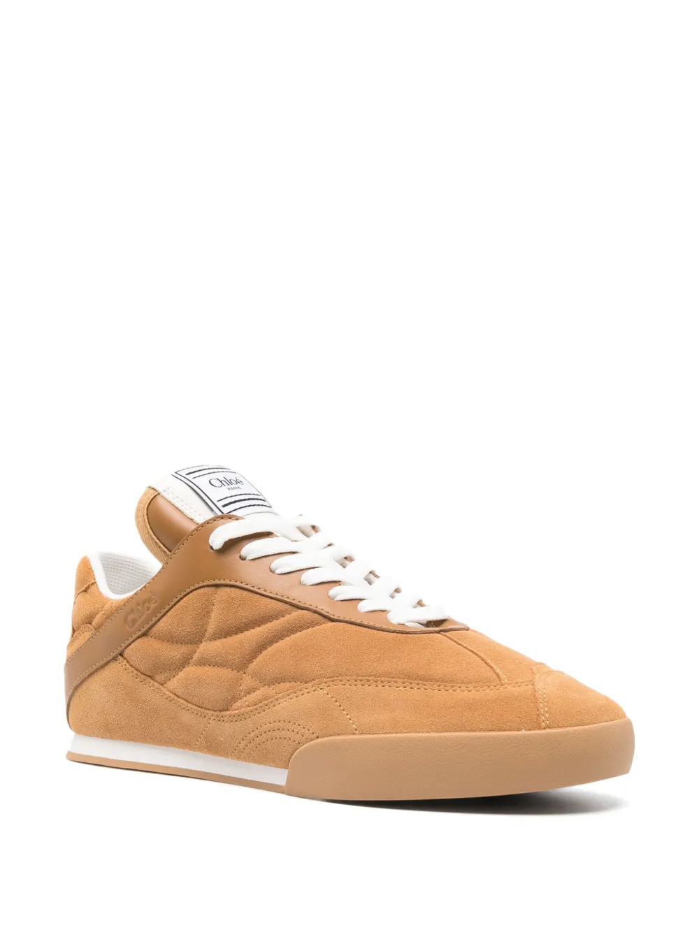 Chloé Suède low-top sneakers - Bruin