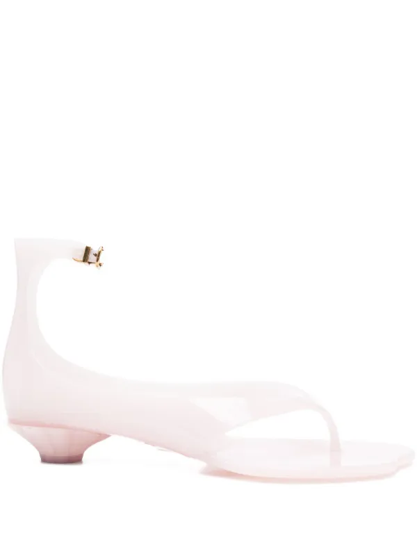 Chloé Jelly Sandals in White