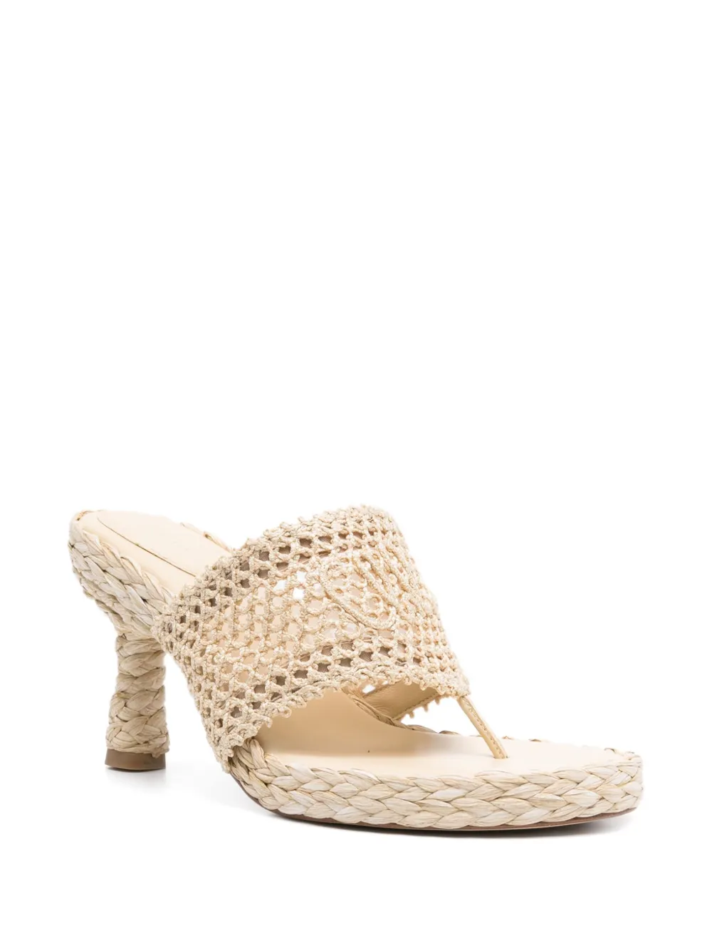 Chloé 95mm Isla sandals Beige
