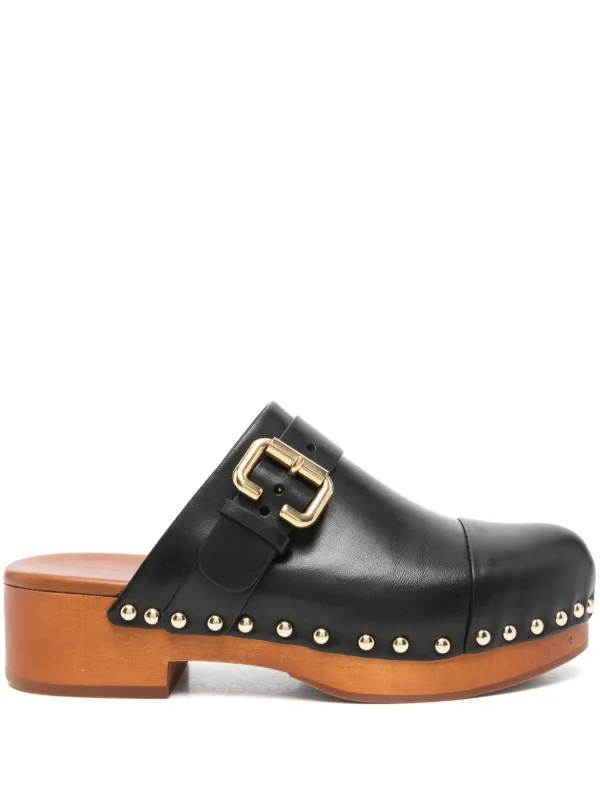Chloé 40mm Jeanette Mules in Black
