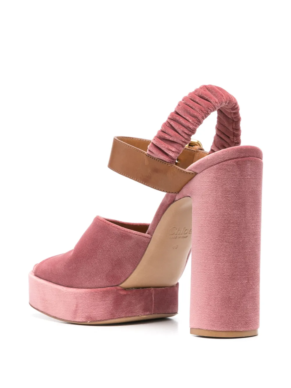 Chloé 130mm Paddington sandals Pink