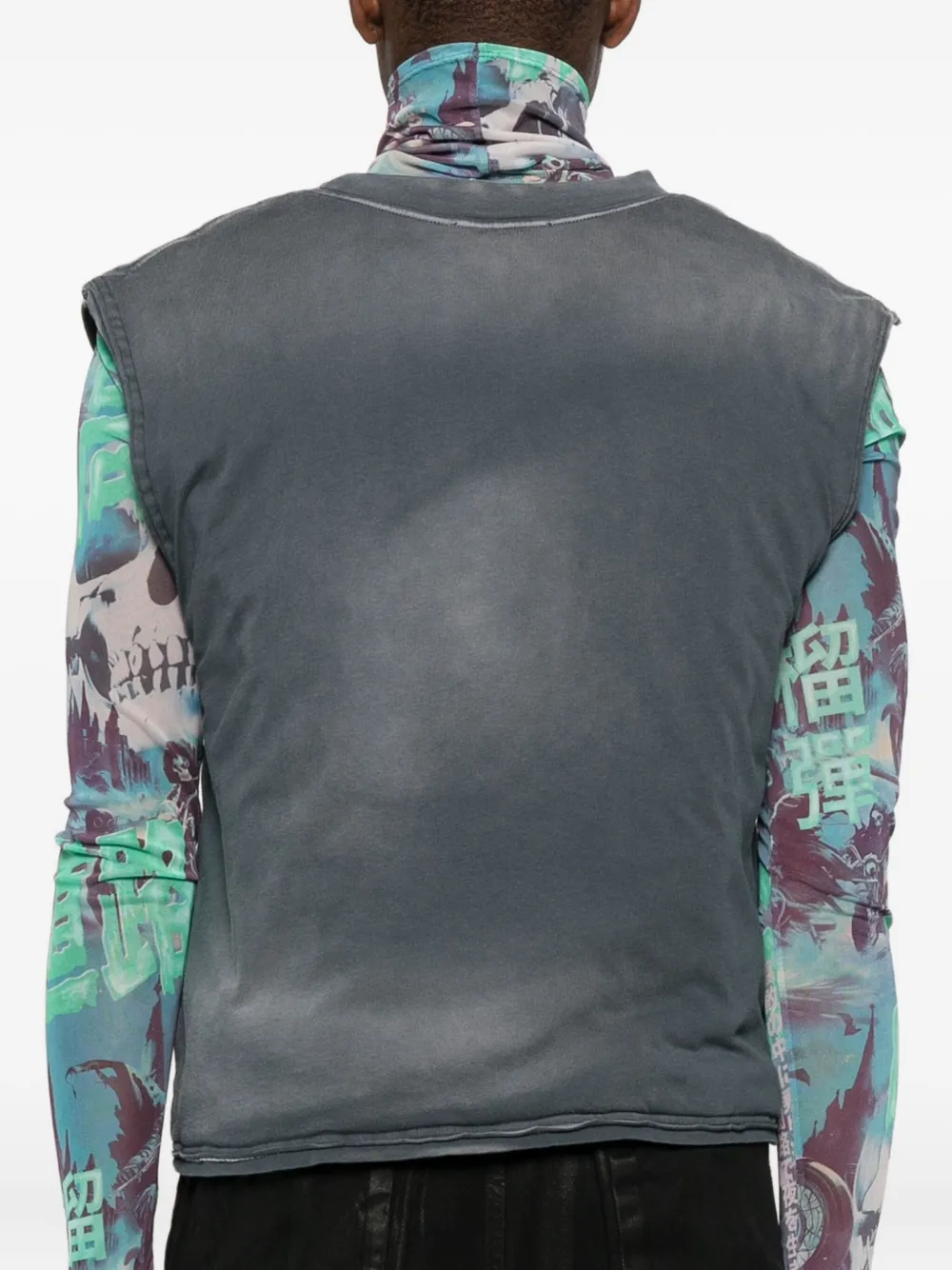 Lựu Đạn Ghost Riders Sweatshirt In Gray