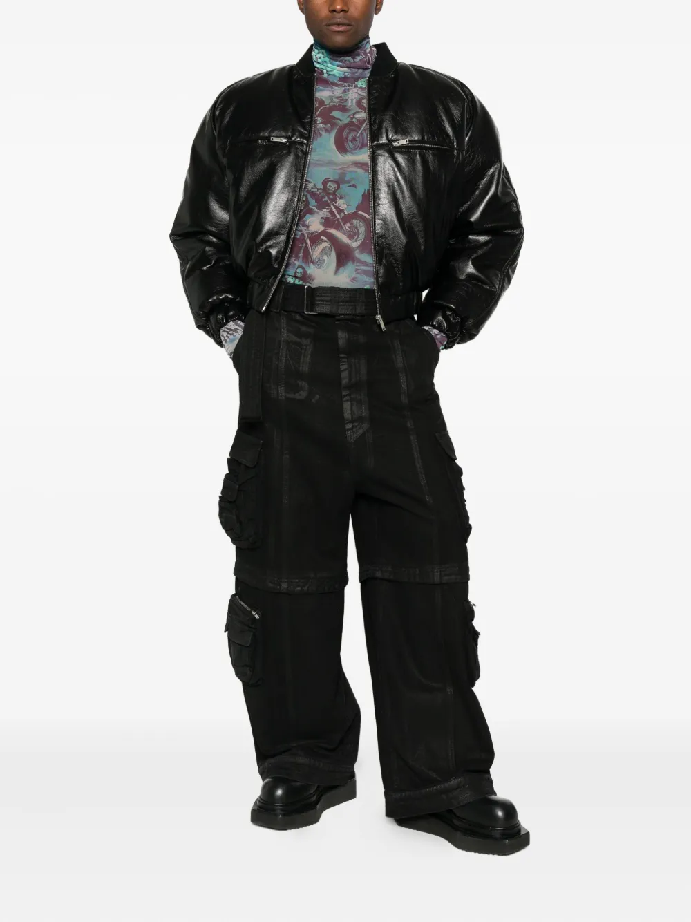 LỰU ĐẠN zip-up bomber jacket | Chamarras bomber | Image 2