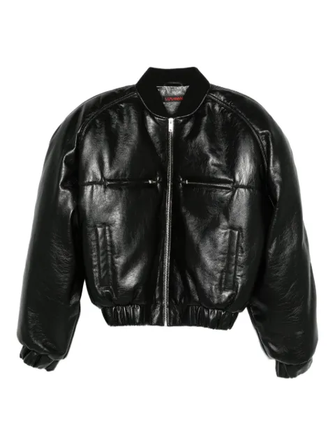 LỰU ĐẠN zip-up bomber jacket