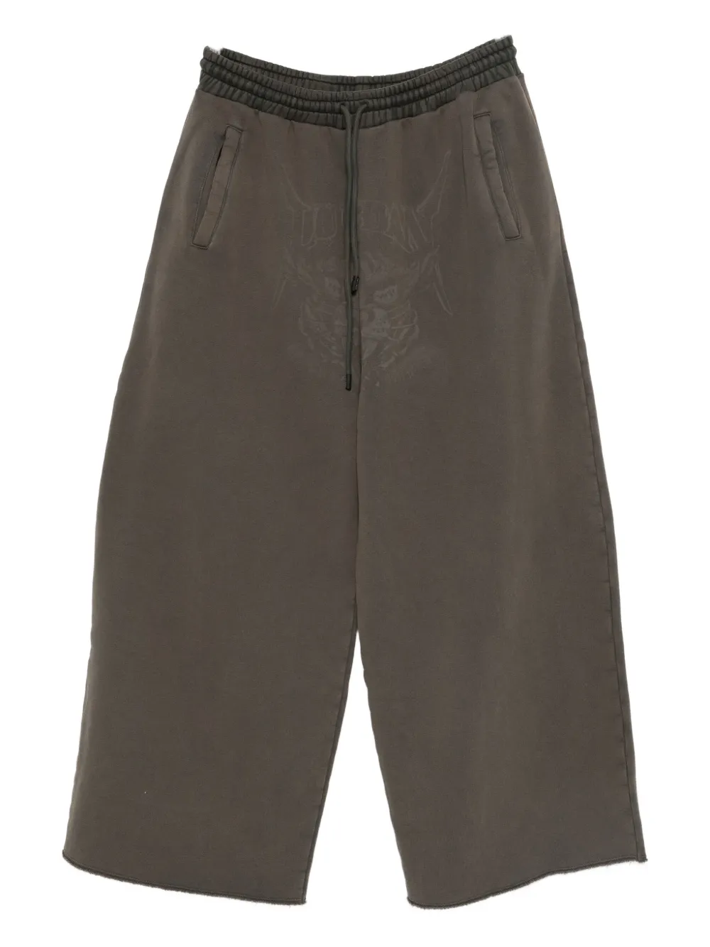 Lựu Đạn Bontan Raw-cut Fleece Track Pants In Gray