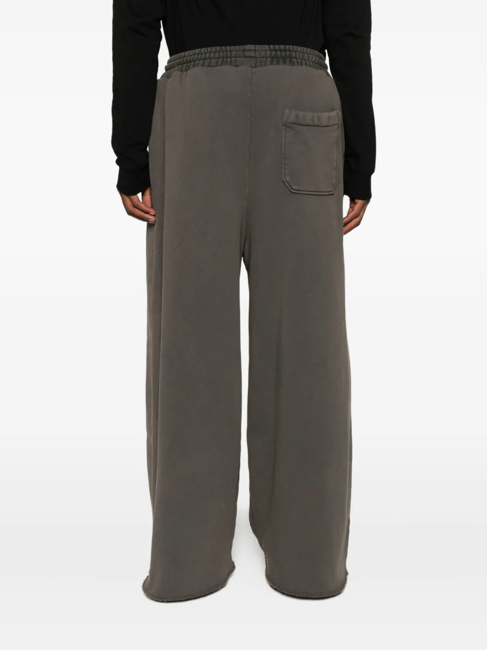 Lựu Đạn Bontan Raw-cut Fleece Track Pants In Gray